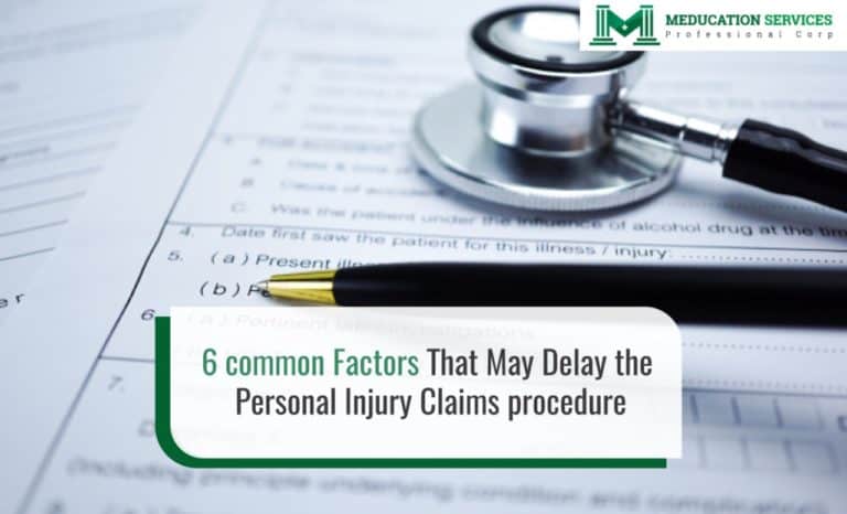 Read more about the article 6 Common Factors That May Delay the Personal Injury Claims procedure