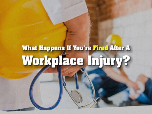 What Happens If You’re Fired After A Workplace Injury?